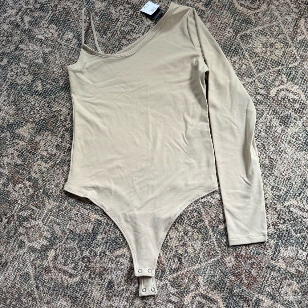 Abercrombie & Fitch Beige/Tan Bodysuit - Soft 4&F Collection